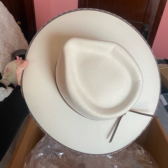 Dressed in Lala: Cream Cowboy Hat - Picture 1 of 4